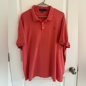 Polo Ralph Lauren Men’s XXL Classic Fit Polo Shirt - coral red